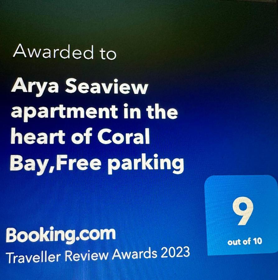 Arya Seaview Apartment In The Heart Of Coral Bay (Adults Only) Exterior photo